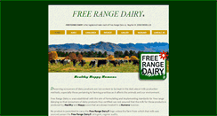 Desktop Screenshot of freerangedairy.co.za
